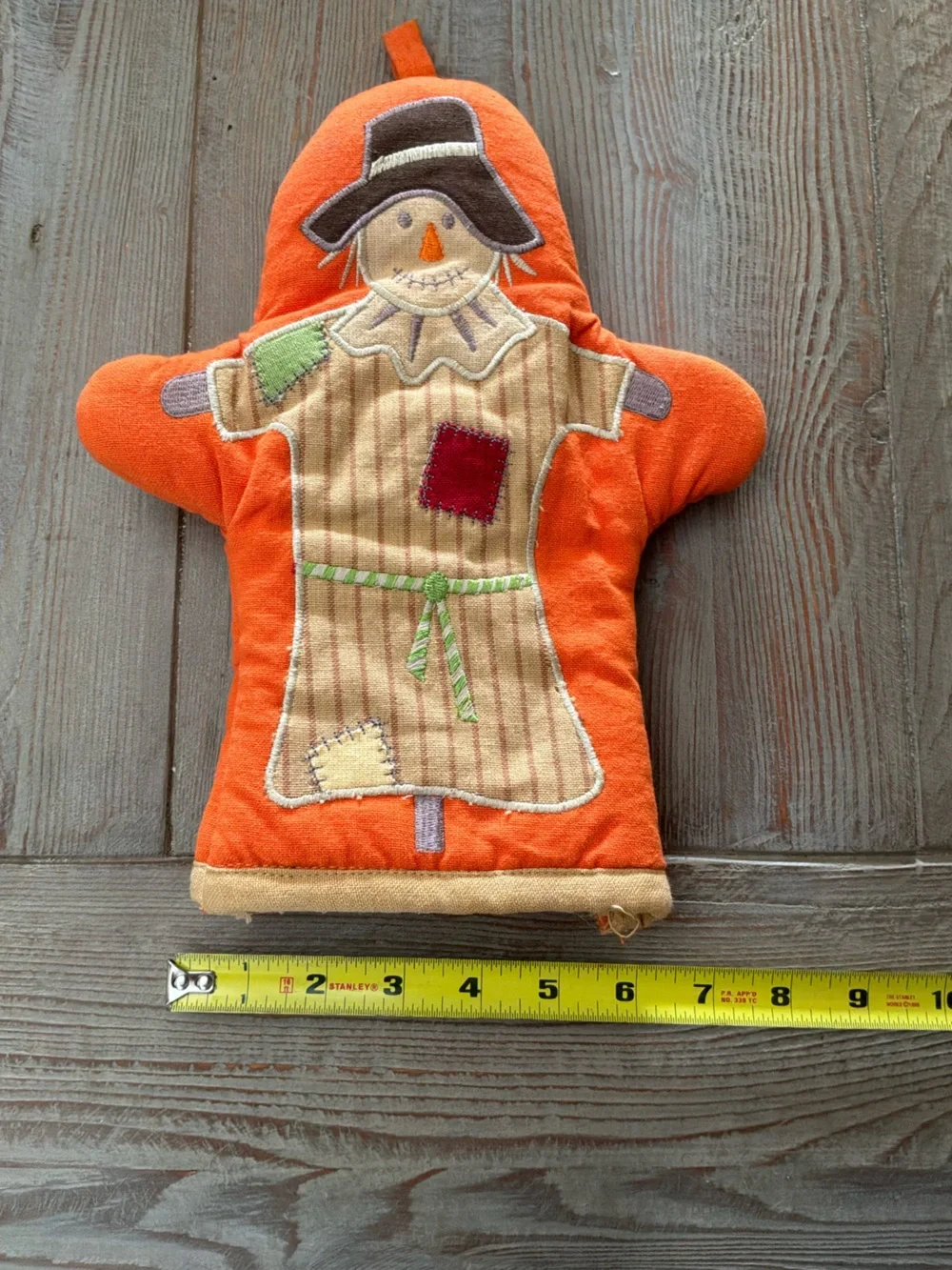 Orange Scarecrow Oven Mitt - Home Kitchen